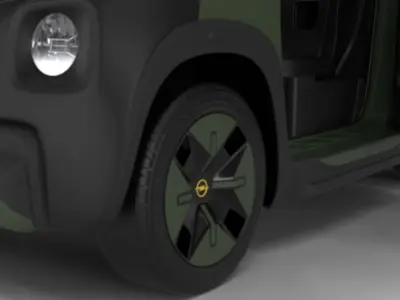 Opel Rocks-e 2020 Dutch Army HQ interior 3D model