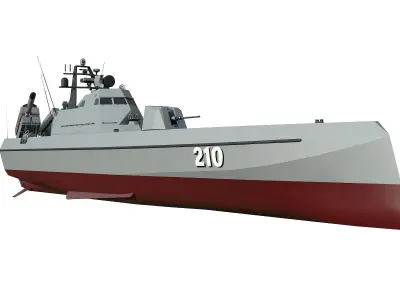 Missile Boat 3D model