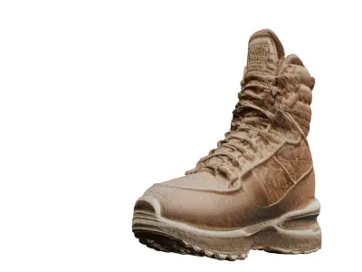 Desert Trek Boots Free low-poly 3D model