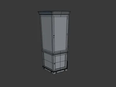 Gun Cabinet Free low-poly 3D model