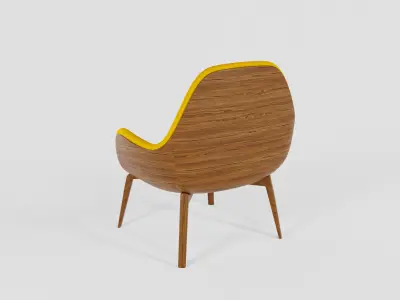 Free Armchair Free low-poly 3D model
