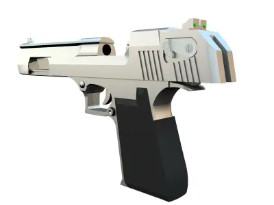 Desert Eagle 3D from Sktchup 2016 3D model