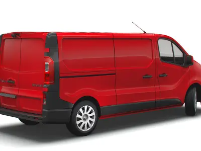 Renault Trafic Van LWB 2021 3D model