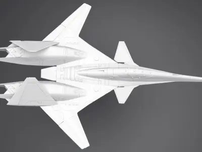 ADF Falken scale model 3D print model
