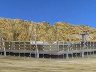 starship troopers outpost whisky 3D model