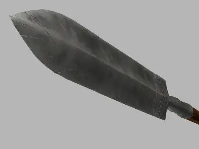 English polearm 3D model