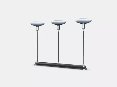 TALLBYN Pendant lamp with 3 lamps 3D model