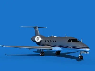 Embraer Praetor 600 V06 3D model