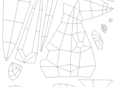 Rabbit Enemy Free low-poly 3D model