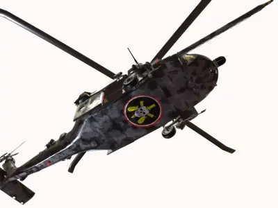 BLACK HAWKER BOPE Low-poly 3D model