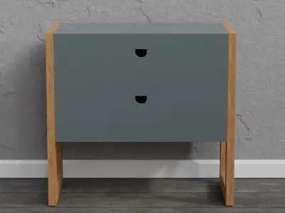 Modern Bedside Design Free 3D model purchase