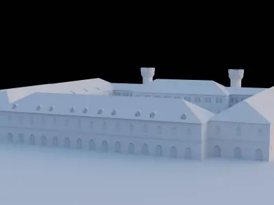 Castello di Pollenzo - High-Quality 3D model