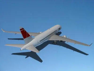Boeing 787-8 Northwest Airlines 3D model