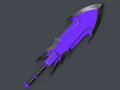 Sci-Fi Sword V4 - 03 Low-poly 3D model