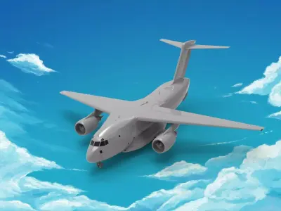 Kawasaki C-2 3D print model