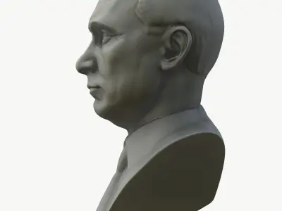 3D Vladimir Putin Bust Ready To Print 3D print model