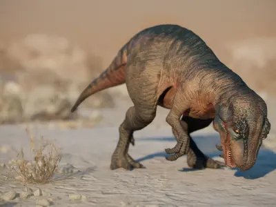 Dinosaur Ue Unity Low-poly 3D model