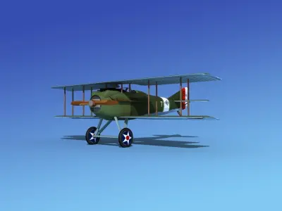 SPAD VII 3D model