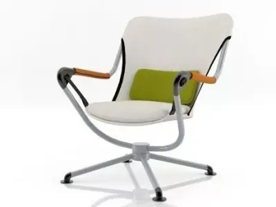 Office Chair Free 3D model 9
