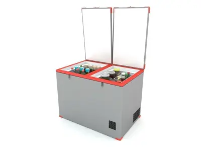 FRIDGE FREEZER MOBILE Free low-poly 3D model