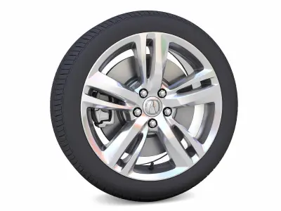  Acuras RDX Rim 3D Model Low-poly 3D model