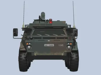 Japan Ground Self-Defense Force Chemical Protection Vehicles 3D model