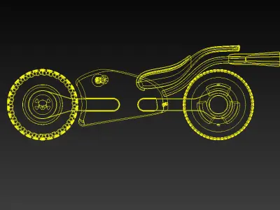 motorcycle  3D model purchase