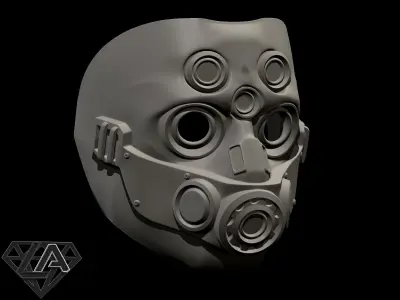 TitanFall 2 Pilot Sci fi mask 3D print model