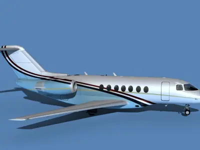 Hawker Siddley 4000 V09 3D model