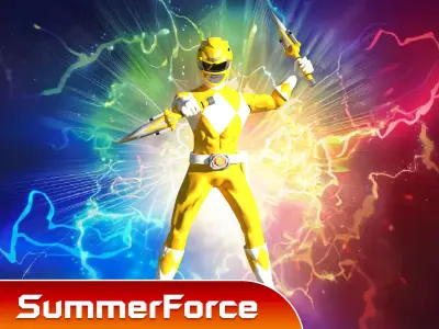 Yellow Ranger - Mighty Morphin Power Ranger 3D model