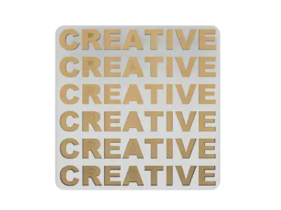 3D Text Sign Free 3D print model