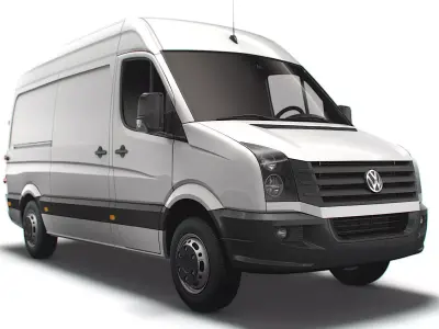 Volkswagen Crafter Van L2H2 2016 3D model