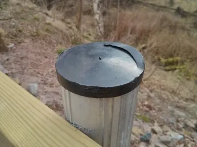 Fence pole cap Free 3D print model