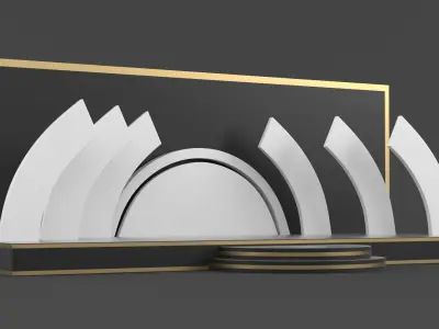 Empty Stage Design Free 3D model