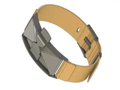 SELF-DEFENSE BRACELET 3D model