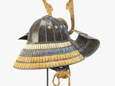 Kabuto helmet 3D model