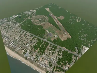 Kittyhawk North Carolina Birthplace of Aviation 3D model