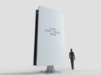 Billboard M7 Low-poly 3D model