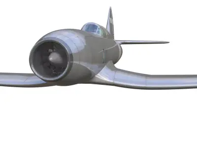caproni campini n1 3D model
