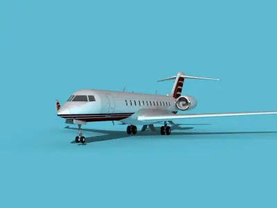 Bombardier Global 7000 V03 3D model