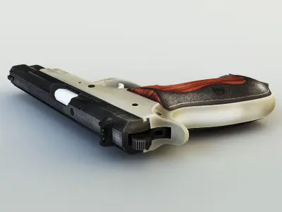 CZ 75 Low Poly v 1 Low-poly 3D model