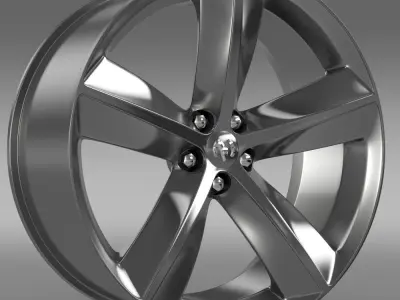 Dodge Challenger SRT8 rim 3D model