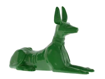 Egyptian God Anubis Dog 3D Print 3D print model
