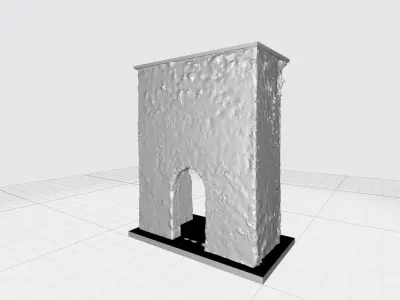 Historical Gate- Building Structure- 3d printer 3D print model