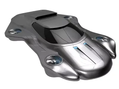 Air machine hover car 3D model