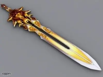 Blade Of Olympus Low-poly 3D model