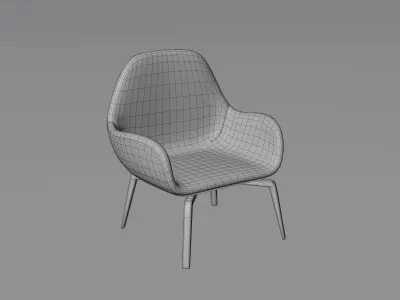 Free Armchair Free low-poly 3D model