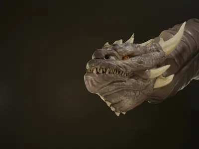 Dragon Bust 3D model