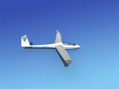 Duo Discus Sailplane 3D model