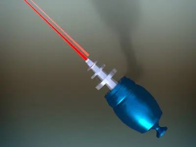 Alien Ray gun 3D model